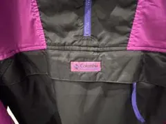 Columbia ハーフジップ ナイロンジャケット　スナップT '90 '80