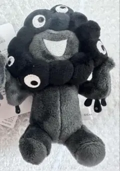 【新品未使用】黒ミャクミャク カラビナ付き　座り　大阪万博　公式ショップ
