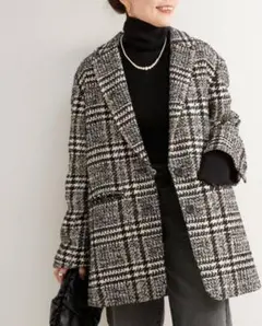 美品♡B.C STOCK ツイードジャケット オーバーサイズ ゆったり感 美品♡B.C STOCK ツイードジャケット オーバーサイズ ゆったり感
