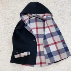 ブルーレーベルクレストブリッジ ダブルフェイスコート 2way リバーシブル