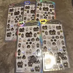 うるちゅるPOP SEAL モンチッチ モノトーン 5枚セット