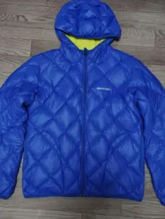 mont-bell ダウンジャケット 青 黄　リバーシブル