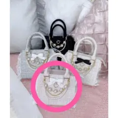 ROJITA ツイードミニBAG ノベルティ 千鳥格子柄 - メルカリ