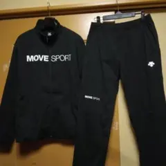 ムーブスポーツ セットアップ ジャージ トラック ジャケット パンツ デサント