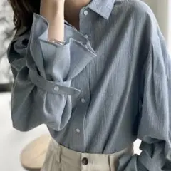 CLASSICAL ELF ストライプ コットン 長袖シャツ