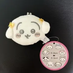 ちいかわCHIIKAWA リボン　ミニがま口ポーチ　ぬいぐるみ