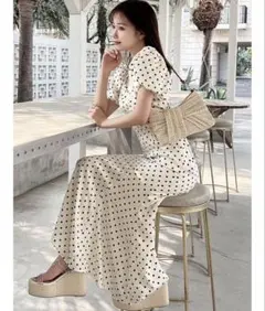 RESEXXY バブルスリーブマーメイドワンピース