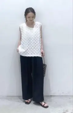レプシム　シャーリングフリンジベスト⭐︎新品未使用⭐︎
