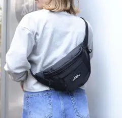 2wayバック ボディバッグ ウエストポーチ メンズ レディース 軽量 大容量