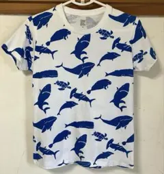 グラニフ⭐︎シーアニマルズTシャツ⭐︎SS⭐︎クジラ　サメ　ウミガメなどのサムネイル
