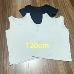 ユニクロ⭐︎エアリズムメッシュタンクトップ&Tシャツ 3枚セット 120cm