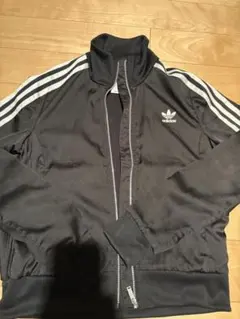 adidas ジャージ ブラック　ピンク 黒M ピンクL