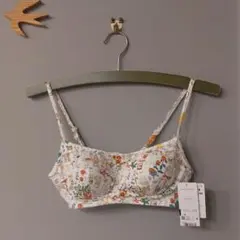 ワコール　ツモリチサト　ノンワイヤーブラ ブラジャー　パッドつき綿混　Mサイズのサムネイル