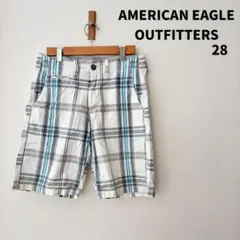 American Eagle Outfitters チェック ハーフパンツ 28のサムネイル
