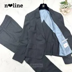 【n line】パンツスーツ セットアップ ストライプ ストレッチ 11/13