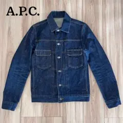 A.P.C.デニムジャケット 2nd セカンド 赤耳 セルビッジ 濃紺