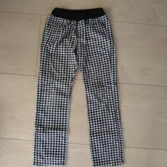 キッズ ロングパンツ ギンガムチェック ウエストゴム