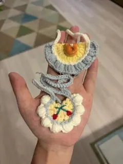 ハンドメイド】ぬいぐるみ用ニットスタイ／ペット用アクセサリー