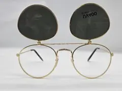 未使用デッドストック 跳ね上げサングラス80s ダブルブリッジ 日本製のサムネイル