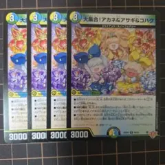 大集合！アカネ＆アサギ＆コハク 4枚セット デュエルマスターズ - メルカリ