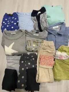 女の子100cm★まとめ売り10点★秋冬ブランシェス他