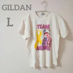 Tシャツ GILDAN TEAM ABIGAILチャリティー L 海外 古着