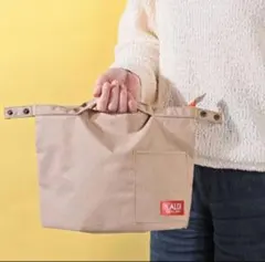 KALDI ⭐︎ベージュ巾着トートバッグ
