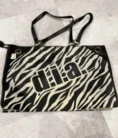 希少　d.i.a.ショップ袋 d.i.a ショッパー トートバッグ ショップ袋 平成ギャル ジップ