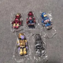 未開封　ベアブリック　CHASE MARVEL INFINITY SAGA　5種