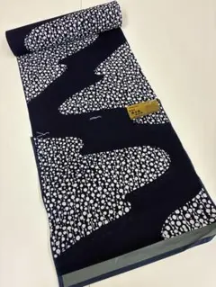 綿絽　金梅染　新三郎浴衣　反物　こぼれ梅模様