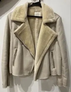 ミーア　フェイクムートンショートコート　アウター　コート