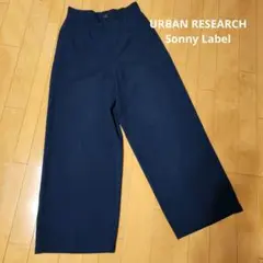 アーバンリサーチ サニーレーベル ワイドパンツ スラックス ネイビー 36