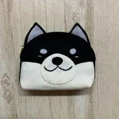 黒柴犬ミニポーチ Ｌサイズ