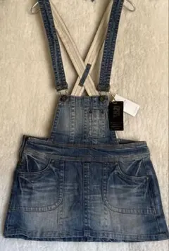 セシルマクビーデニムサロペット　スカパン