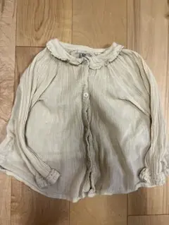 ボントン　生成り　ブラウス　2Y