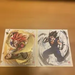 ドラゴンボール　ゴジータ 色紙アート　2枚