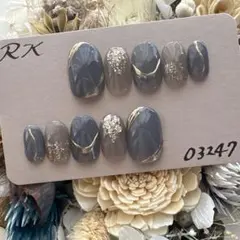 ショートオーバル ネイルチップ