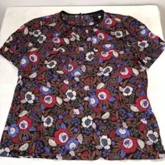 MARC BY MARC JACOBS 花柄　ブラウス XL シルク　ボタン　柄のサムネイル