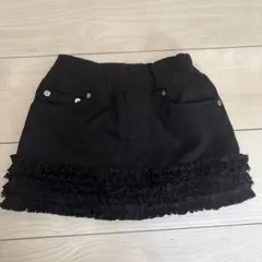 ChubbyGang フリル付きスカート ブラック 120のサムネイル