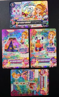［傷あり］劇場版「アイカツ！」プロモ アイカツカード 4枚セット