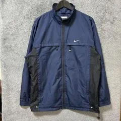 【R961】 NIKE ナイロンジャケット サイズXL ネイビー 紺