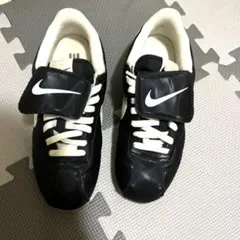 【美品！希少サイズ】NIKE CORTEZ スニーカー ブラック ホワイト