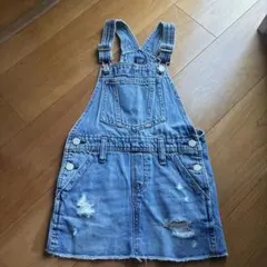 GAP KIDS デニムジャンバースカート XS