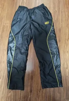ZETT ゼットトレーニングパンツ ブラック/イエロー防寒パンツ　XOサイズ