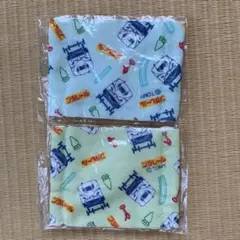 【新品】ベビーサイズガーゼマスク　プラレール