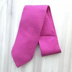 HERMES エルメス シルクネクタイ ファソネ H柄 ピンク