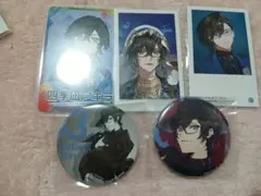 四季凪アキラ　チェキ風カード&缶バッチ