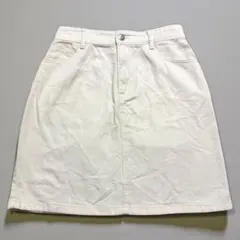 コルザ C・O・L・Z・A デニムミニスカート アイボリー Lサイズ ハニーズ