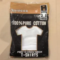 クルーネックＴシャツ　ホワイト　 ３ピースセット　Mサイズ