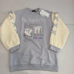 しまむら　キッズ　トレーナー　裏起毛　140 新品 チュニック